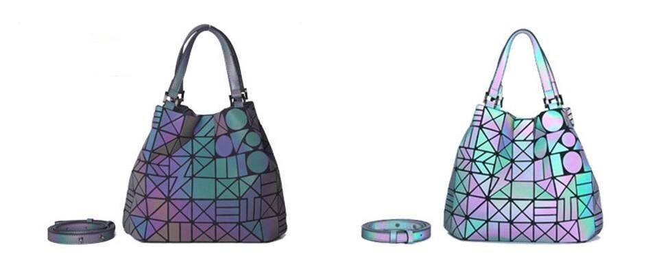 Geometric Hobo Bag