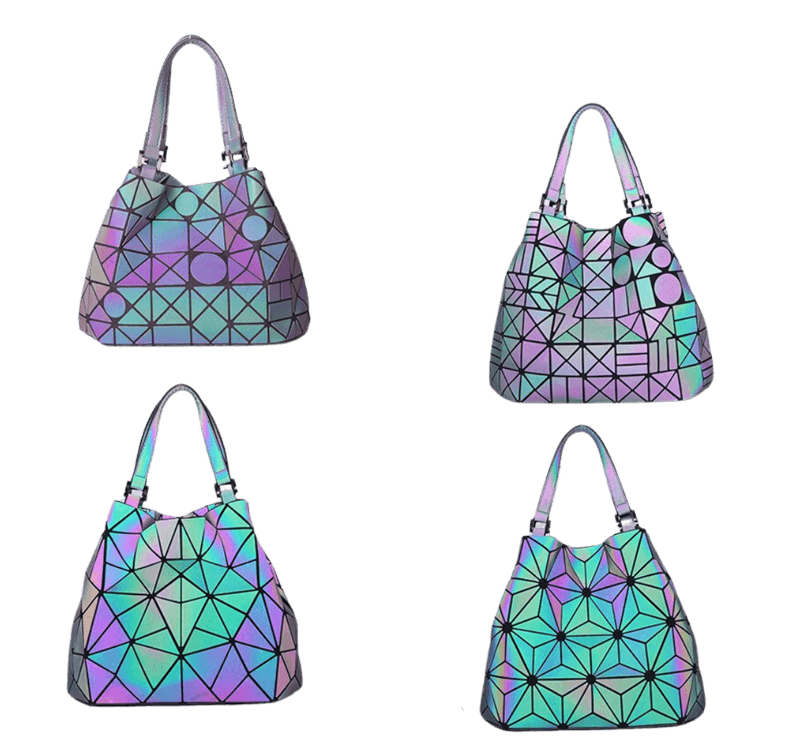 Geometric Hobo Bag