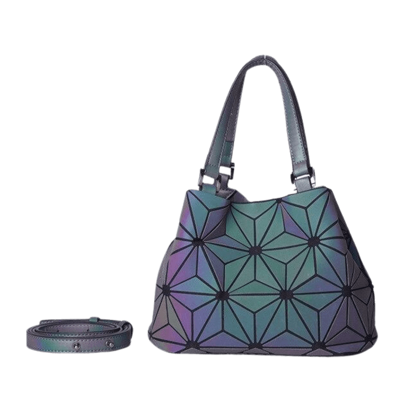 Geometric Hobo Bag