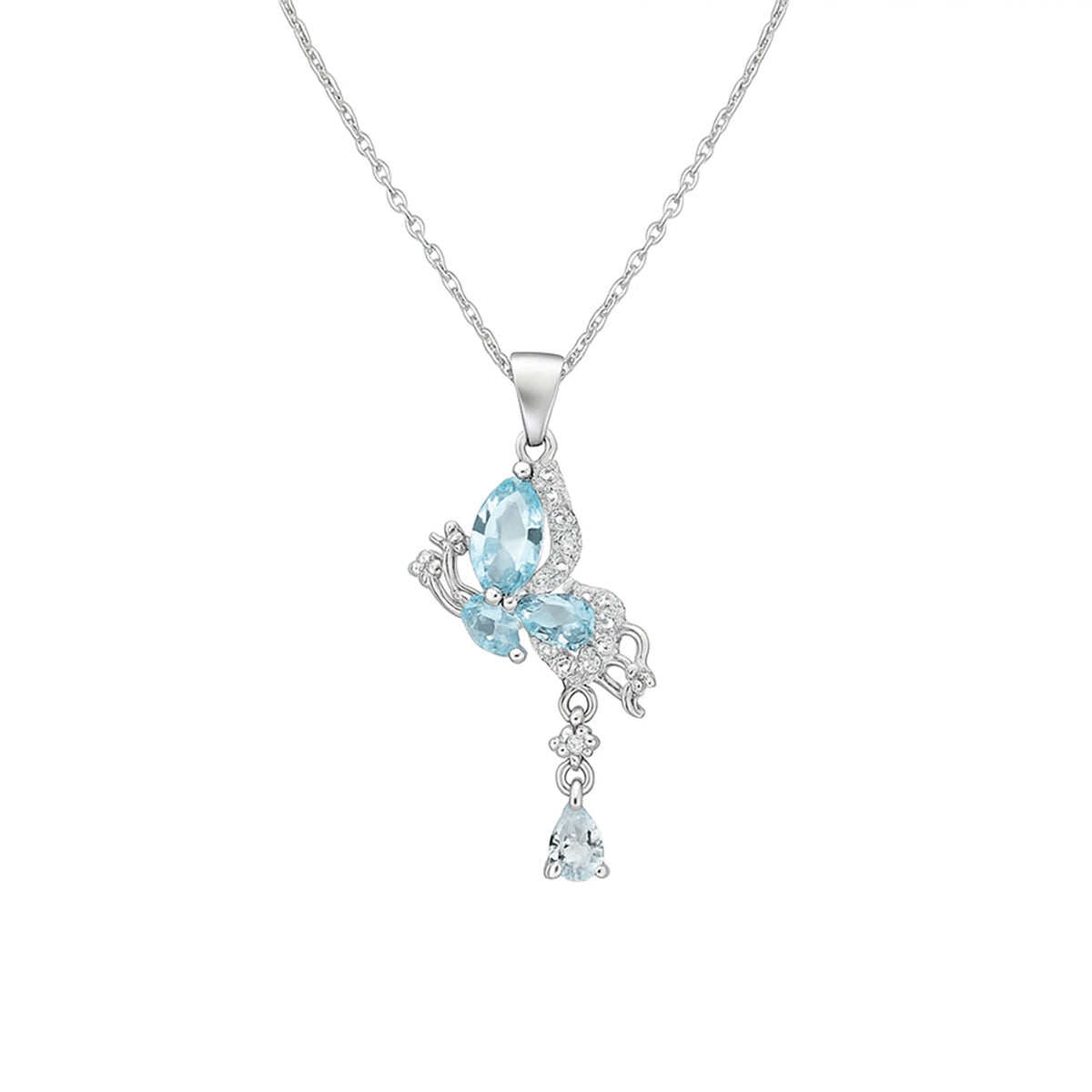 Butterfly Sterling Silver Necklace