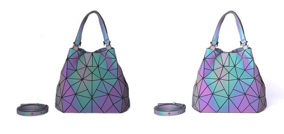 Geometric Hobo Bag