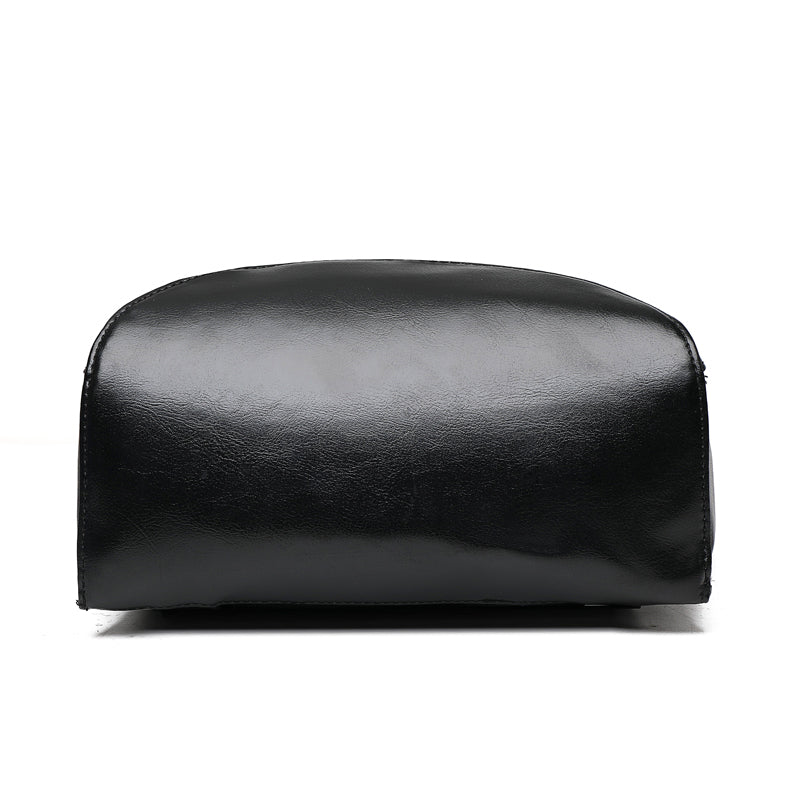 PU Leather Backpack with Classic Detail