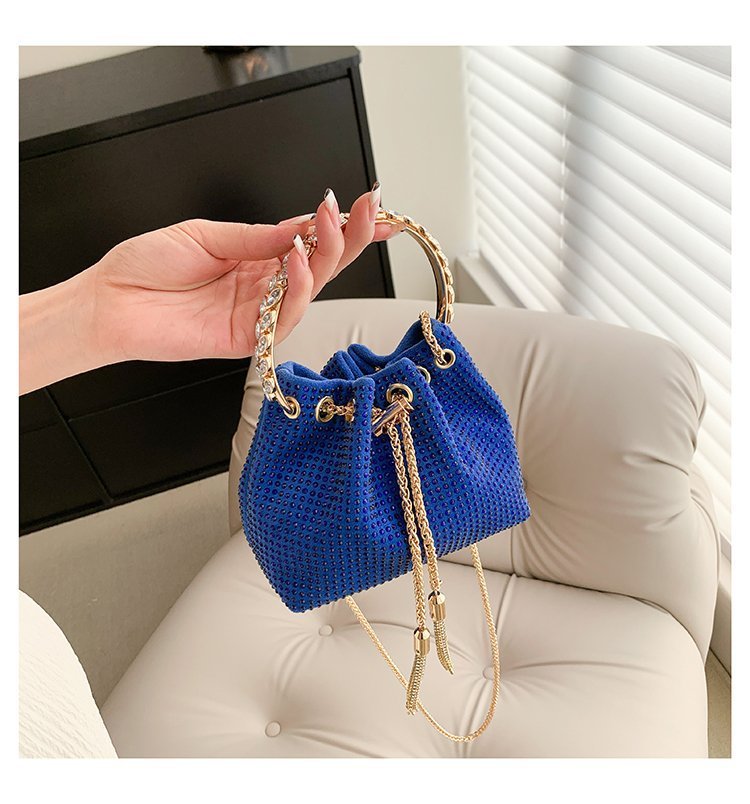 Synthetic Leather Crossbody Bag with Round Detail