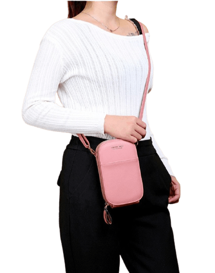 Quilted PU Leather Purse