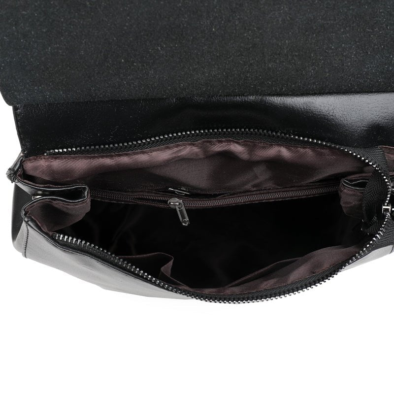 PU Leather Backpack with Classic Detail