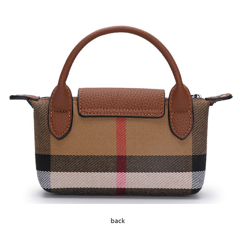 Statement Genuine Leather Crossbody Bag