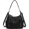 Understated Suede Shoulder Bag