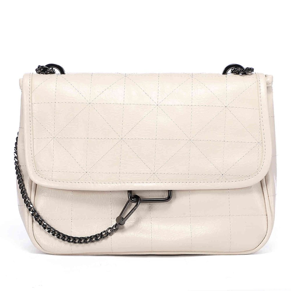Quilted Crossbody Bag in PU Leather