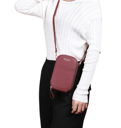 Quilted PU Leather Purse
