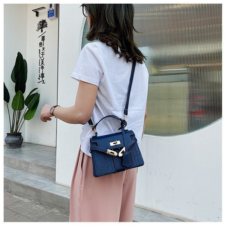 Straw Evening Clutch with Woven Detail