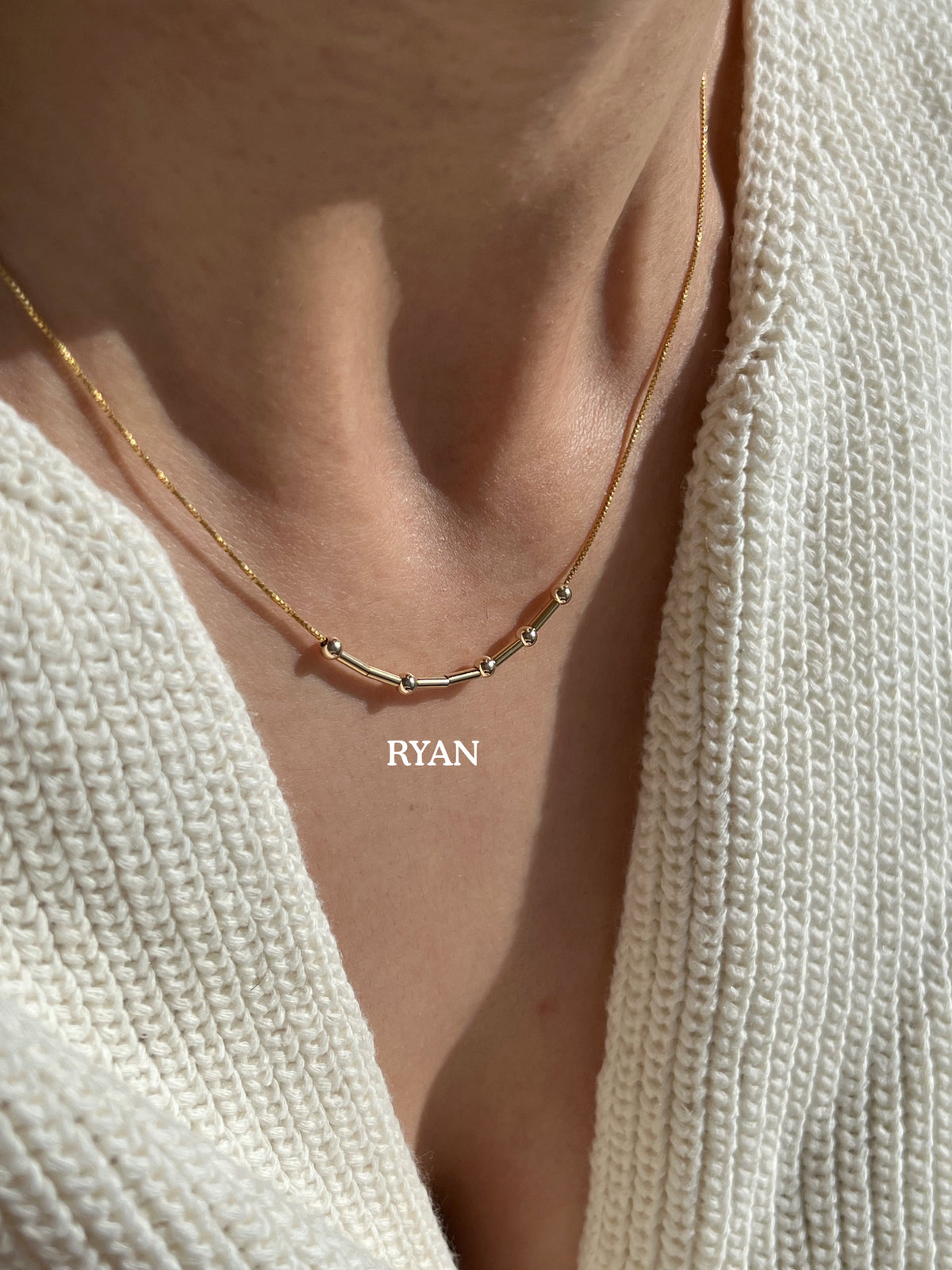 Morse Code Necklace - A Message Between Us