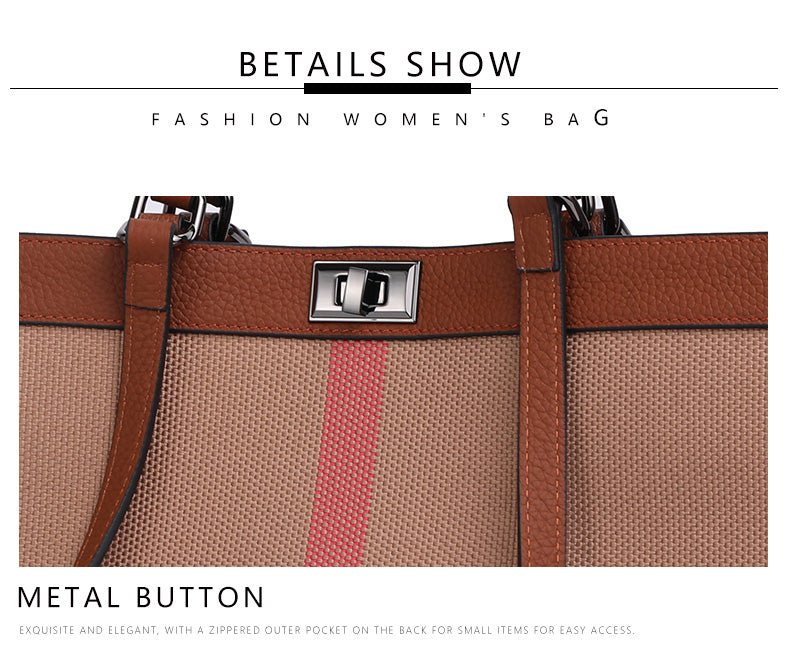 Roomy Genuine Leather Tote Bag