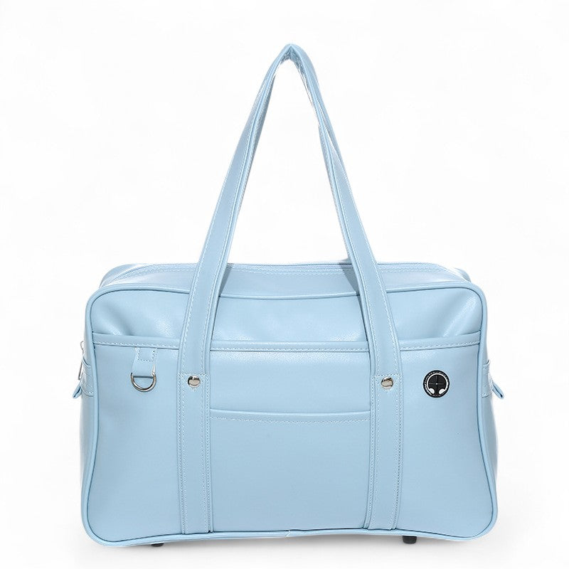 Polished Thea Smooth Leather Shoulder Bag