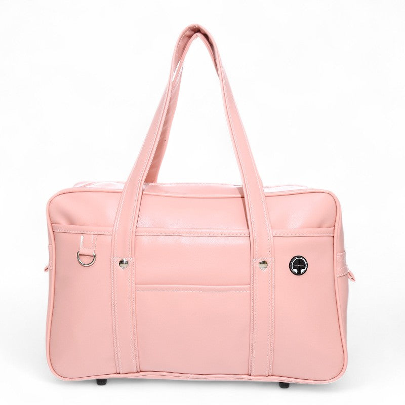 Polished Thea Smooth Leather Shoulder Bag