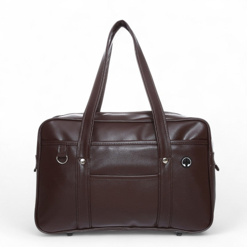 Polished Thea Smooth Leather Shoulder Bag