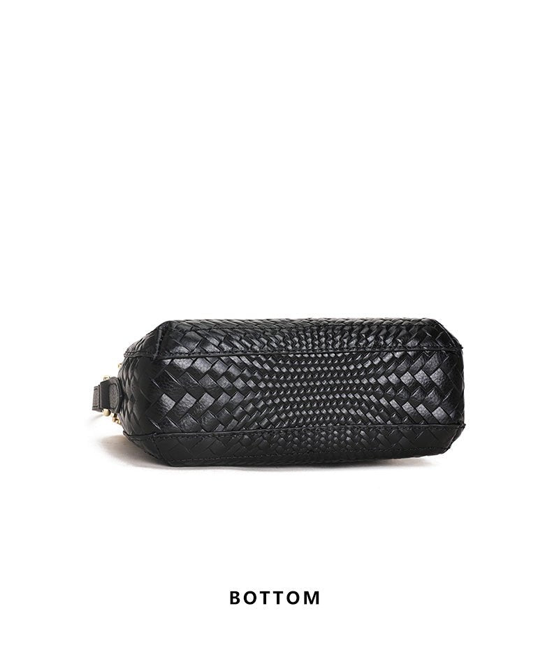Contemporary Crossbody Bag in Genuine Leather