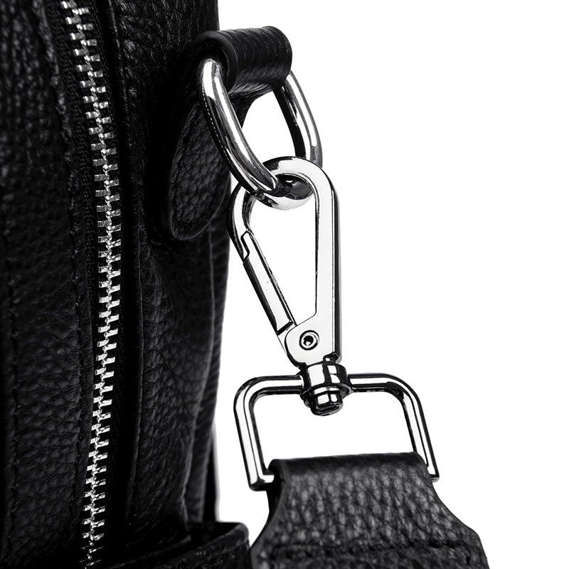 Versatile Genuine Leather Backpack