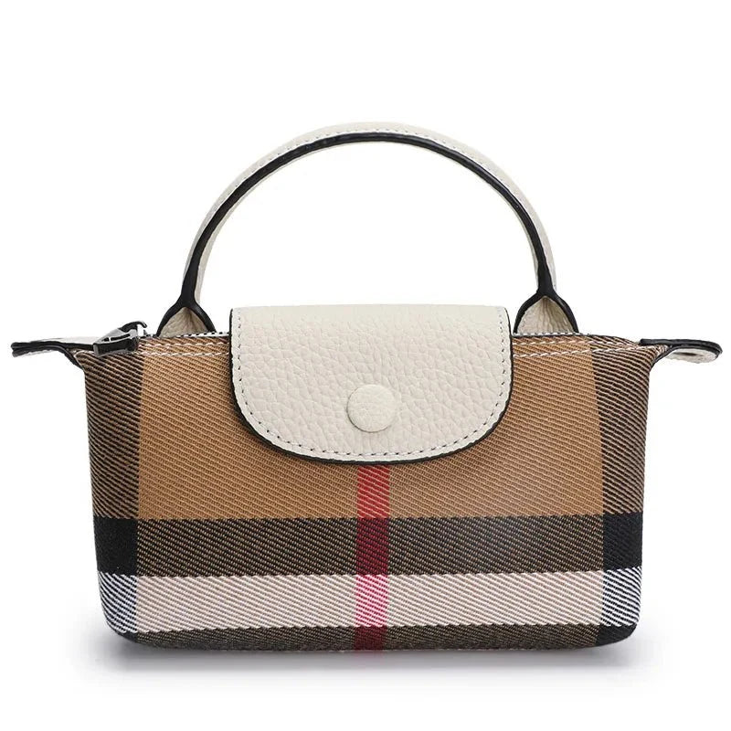 Statement Genuine Leather Crossbody Bag