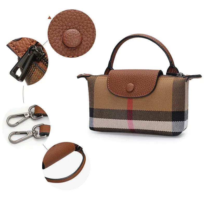 Statement Genuine Leather Crossbody Bag