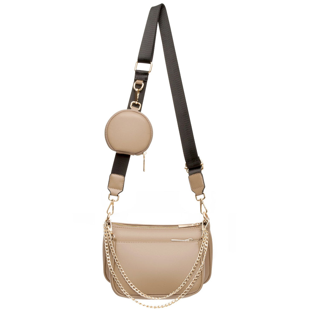 Croc-Effect Crossbody Bag