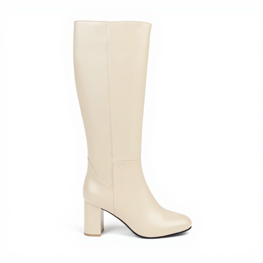 Bold Tall Boots with High Heel