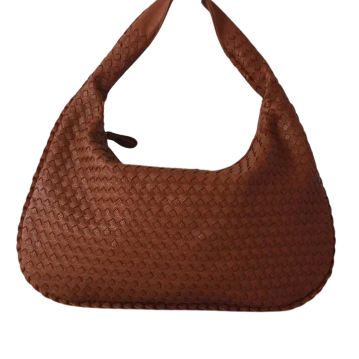 Modern Woven Leather Shoulder Bag