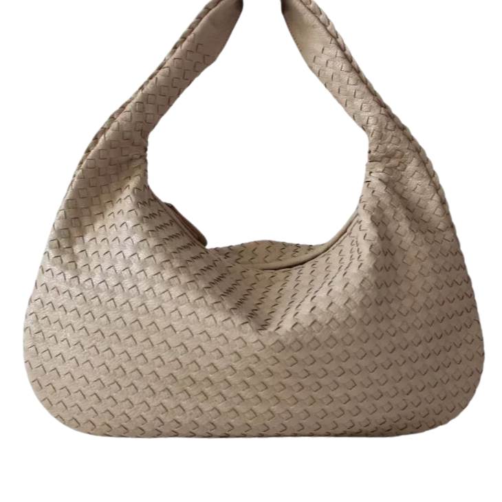 Modern Woven Leather Shoulder Bag