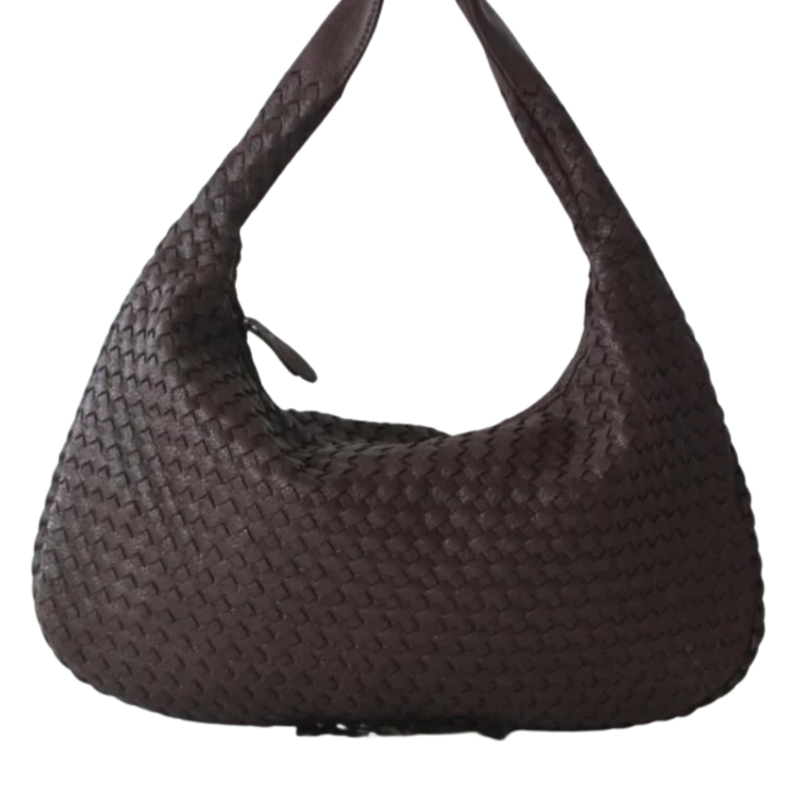 Modern Woven Leather Shoulder Bag