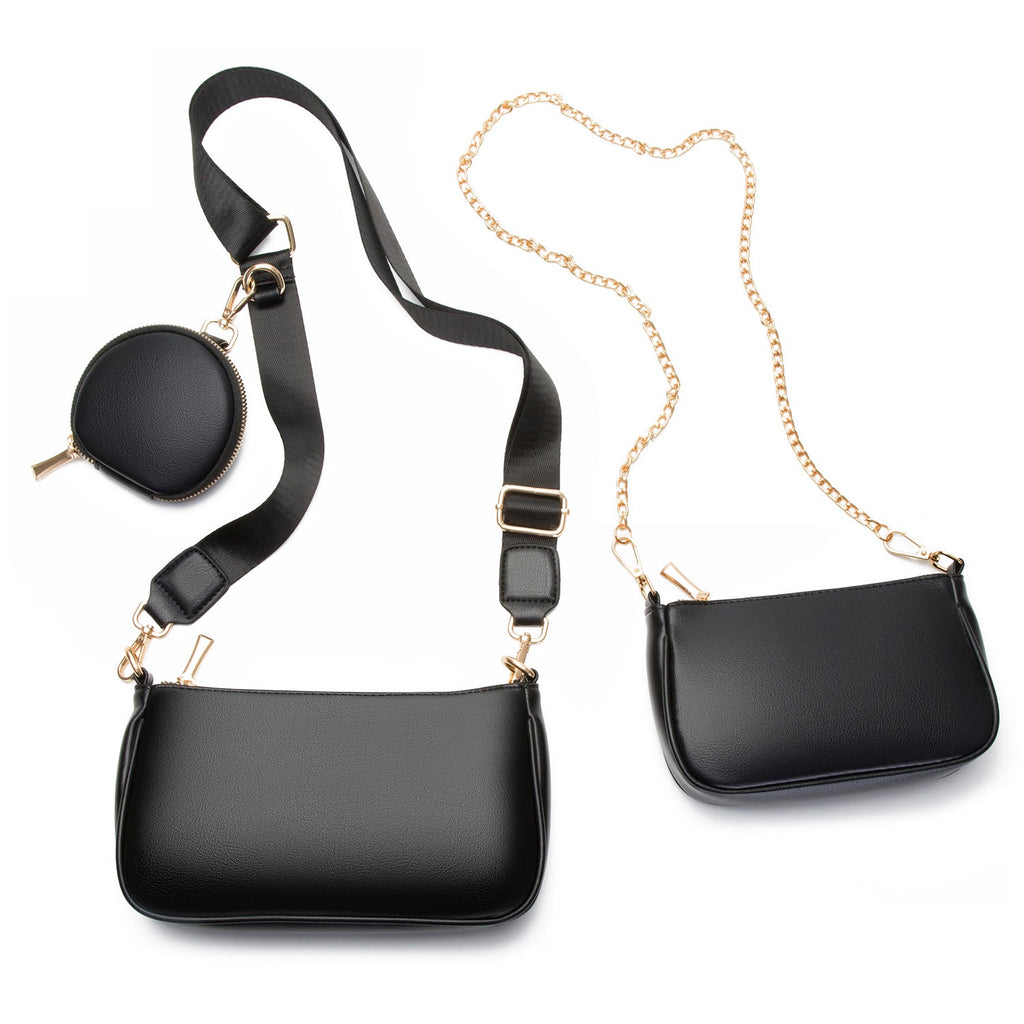 Croc-Effect Crossbody Bag