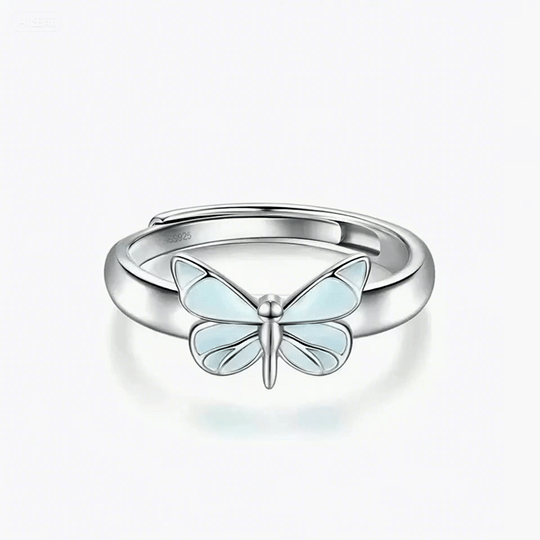 Butterfly Sterling Silver Ring