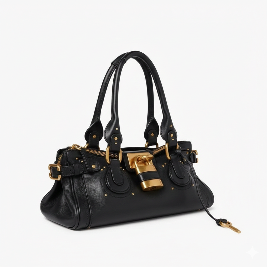 Heritage-Inspired Small Clasp Shoulder Bag