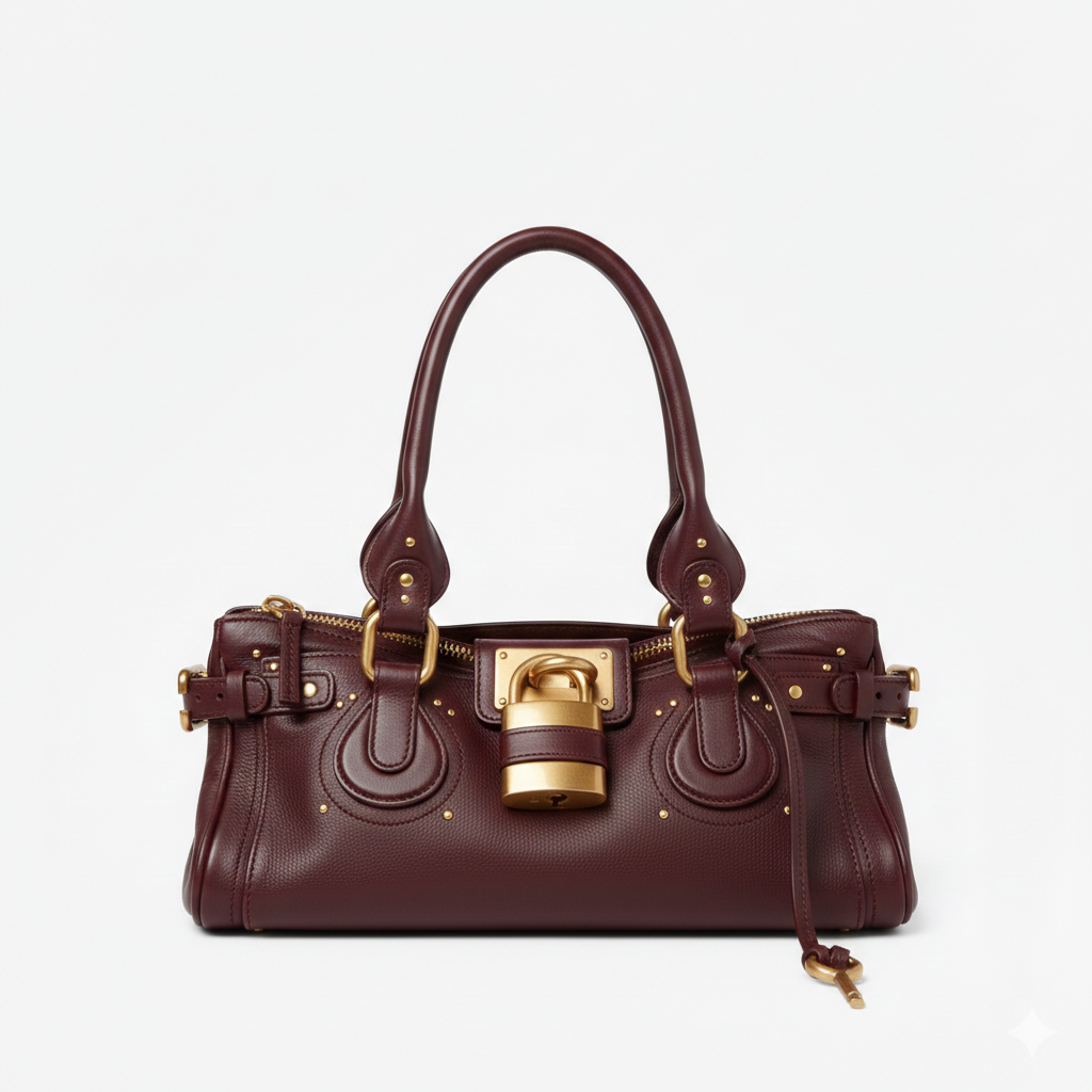 Heritage-Inspired Small Clasp Shoulder Bag