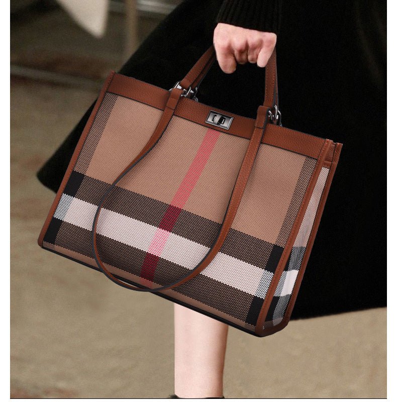 Roomy Genuine Leather Tote Bag