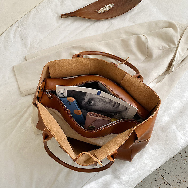 Timeless Tote Bag in PU Leather