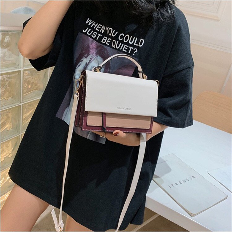Modern Leather Tote Bag