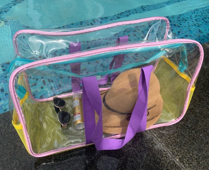 Transparent Messenger Bag in PVC