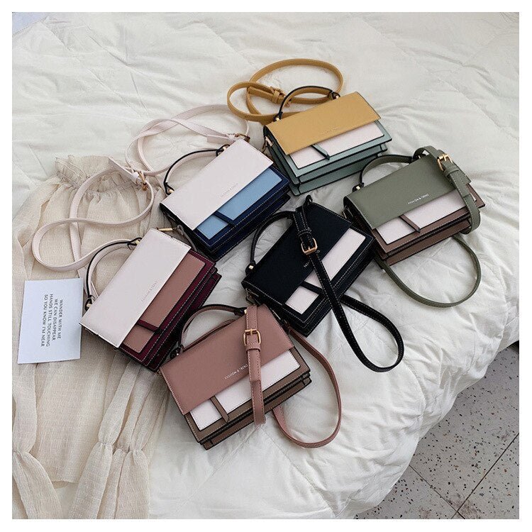 Modern Leather Tote Bag