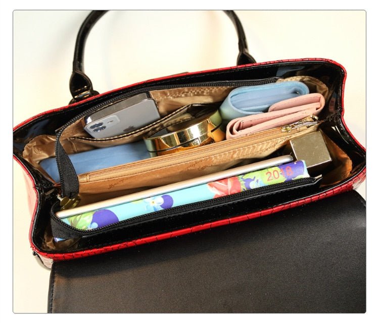 Round Genuine Leather Phone Bag