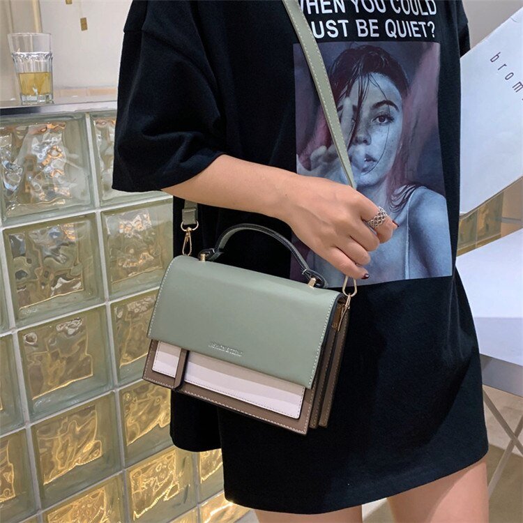 Modern Leather Tote Bag