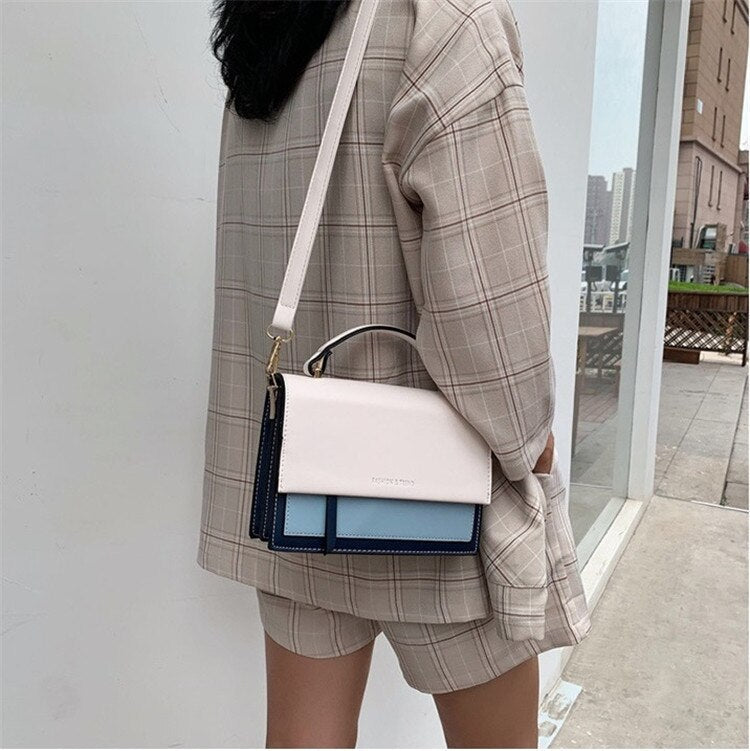 Modern Leather Tote Bag