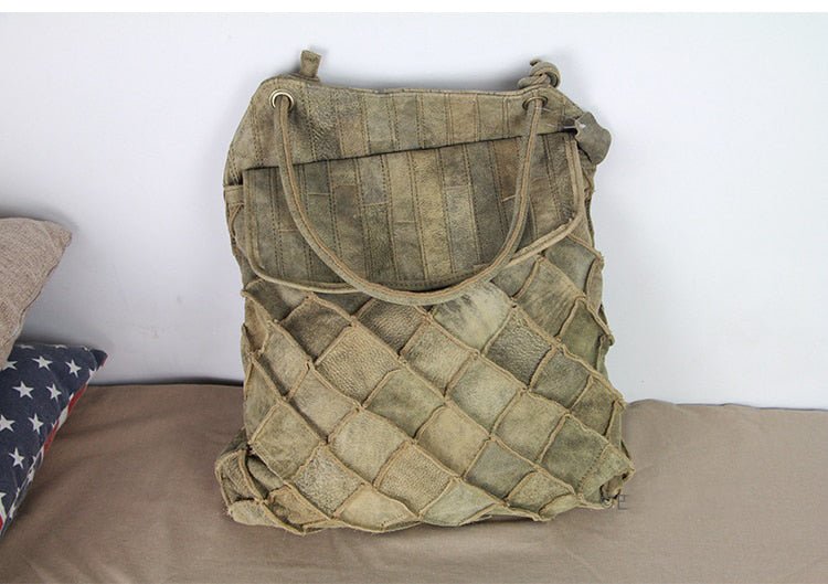 Genuine Leather Backpack with Refined Detail