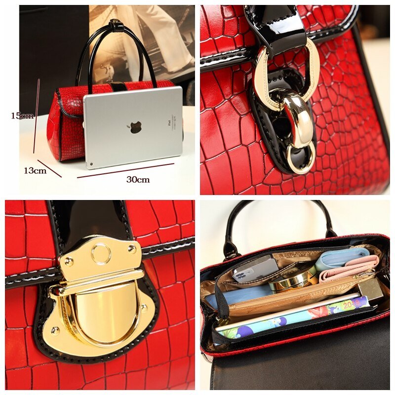Round Genuine Leather Phone Bag