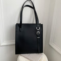 Leather Handbag with Refined Detail