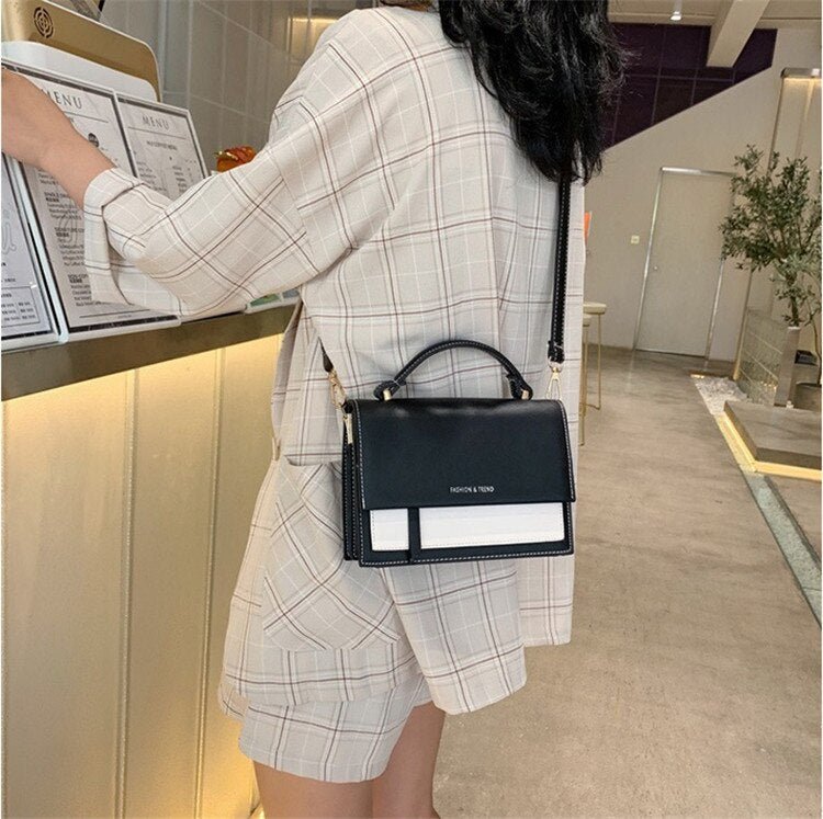 Modern Leather Tote Bag