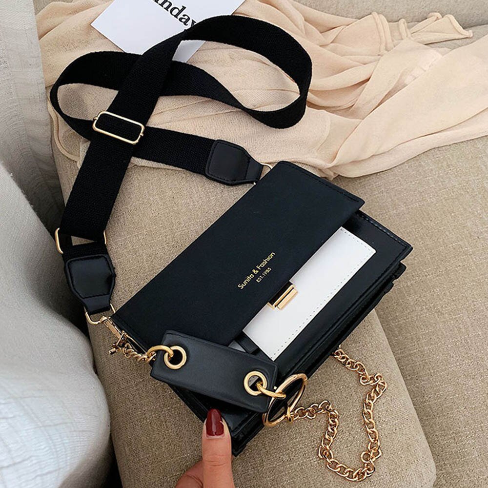 Modern Leather Tote Bag