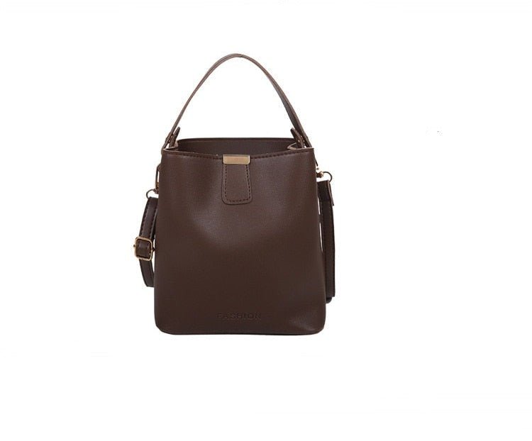 Leather Phone Bag with Structured Detail