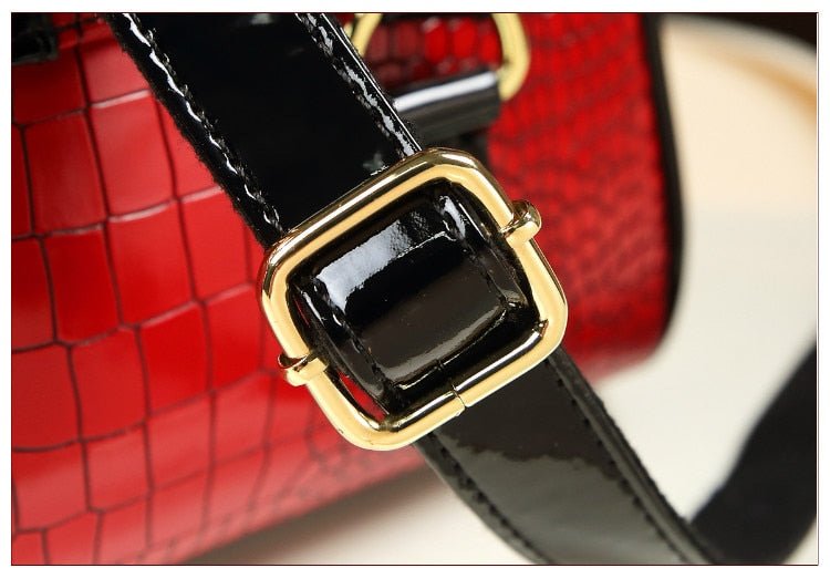 Round Genuine Leather Phone Bag