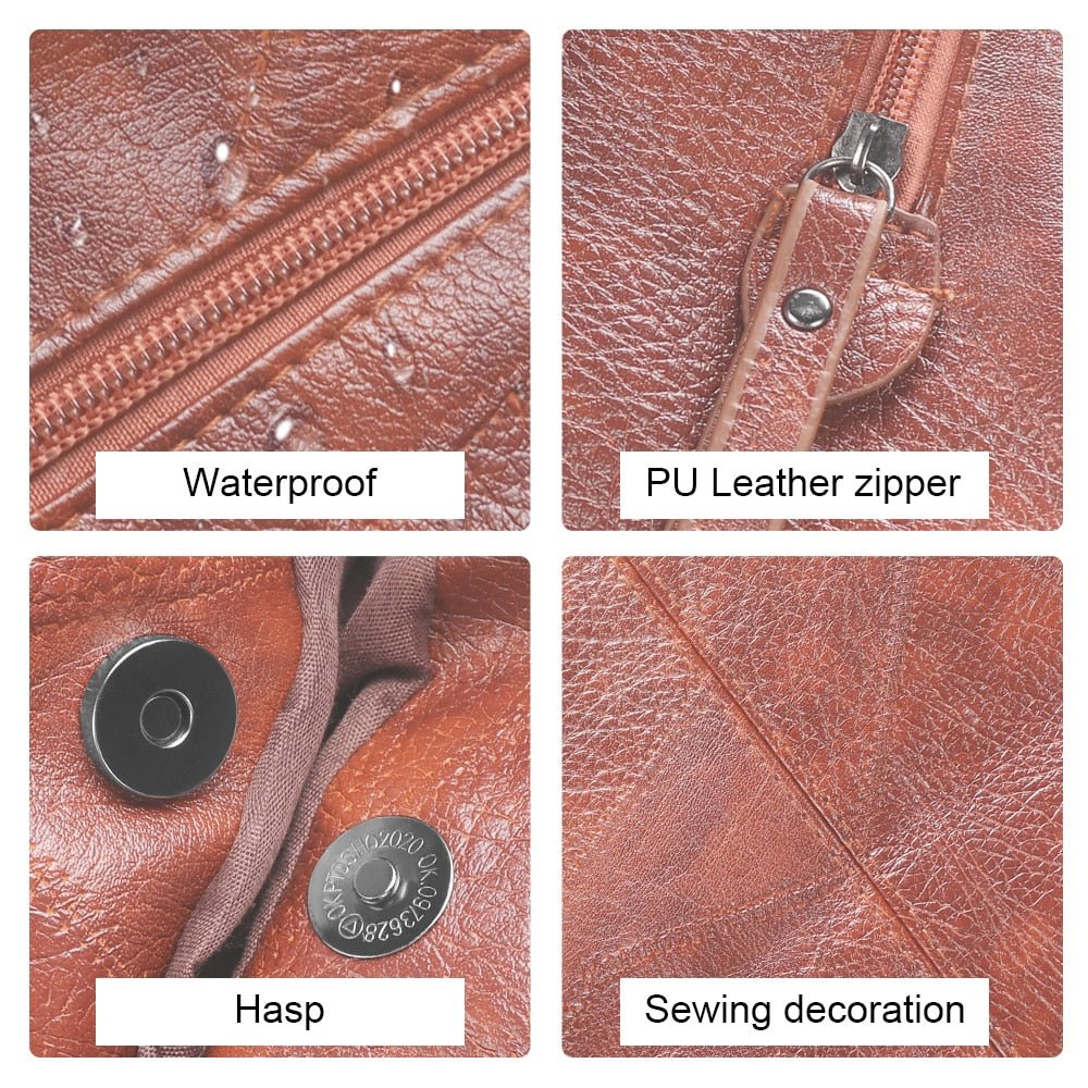 PU Leather Phone Bag with Minimalist Detail