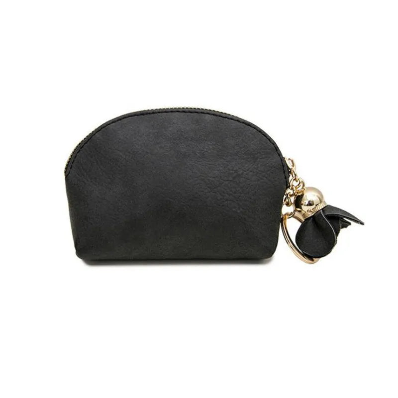 Mini Zip Leather Pouch