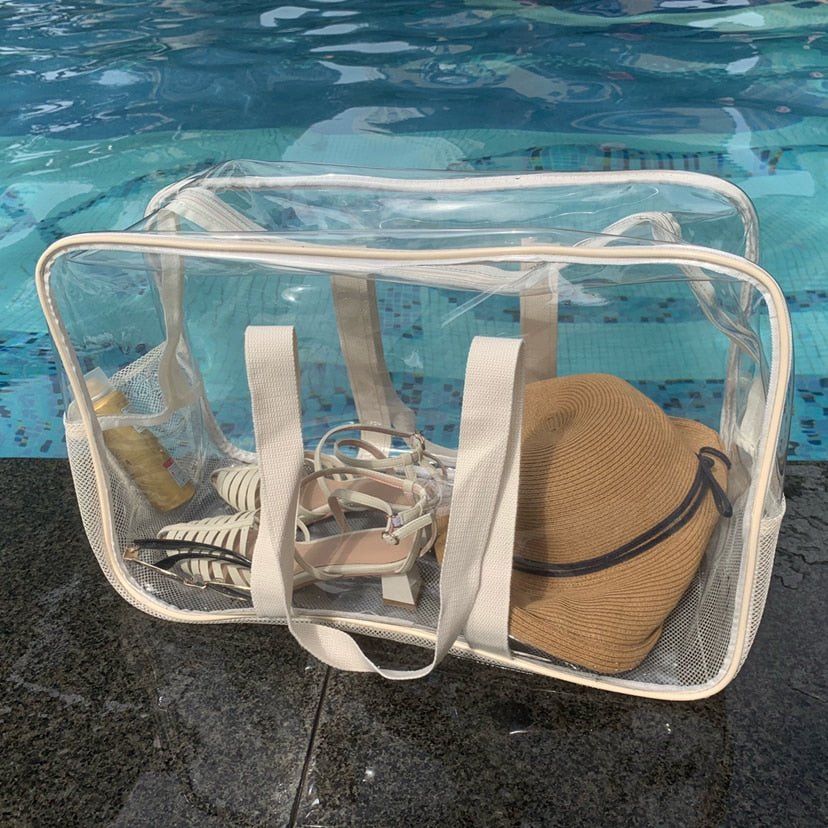 Transparent Messenger Bag in PVC